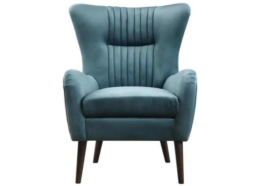 DAX TEAL BLUE ACCENT CHAIR