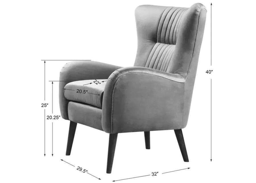 DAX TEAL BLUE ACCENT CHAIR