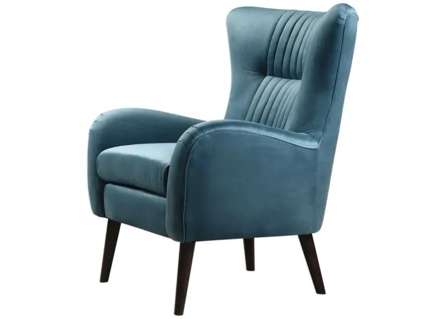 DAX TEAL BLUE ACCENT CHAIR