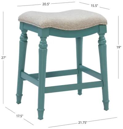 Powell Hayes Big & Tall Counter Stool Blue