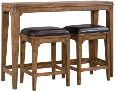 Ashford 3-Piece Sienna Bar Table & Stools Set