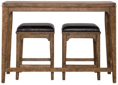 Ashford 3-Piece Sienna Bar Table & Stools Set