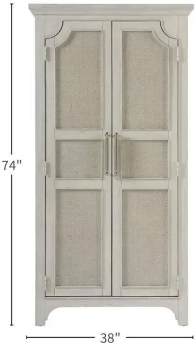 Universal Escape Coastal Living Home Sandbar Narrow Armoire Cabinet