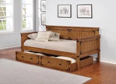 Coaster Oakdale Wood Twin Daybed Rustic Honey