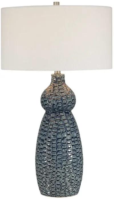 Uttermost Holloway Deep Cobalt Blue Table Lamp