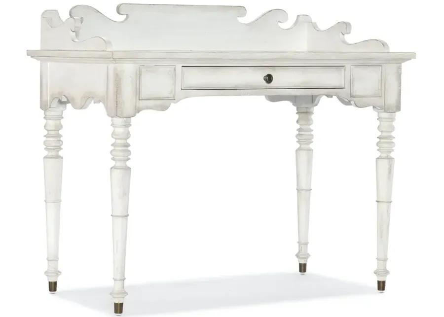 WHITE CHARLESTON WRITING DESK