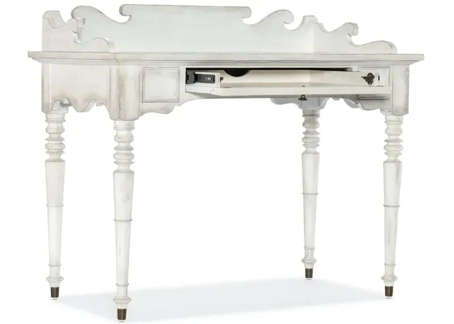 WHITE CHARLESTON WRITING DESK