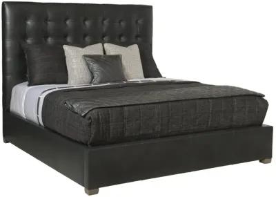 AVERY LEATHER TALL PANEL BED KING