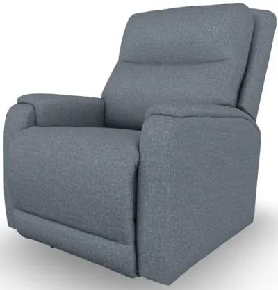 Best Home Derek Smoke Rocker Recliner with Power Headrest