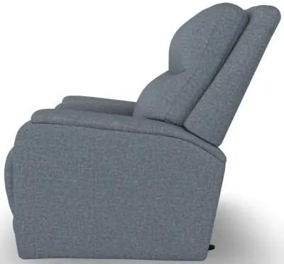 Best Home Derek Smoke Rocker Recliner with Power Headrest