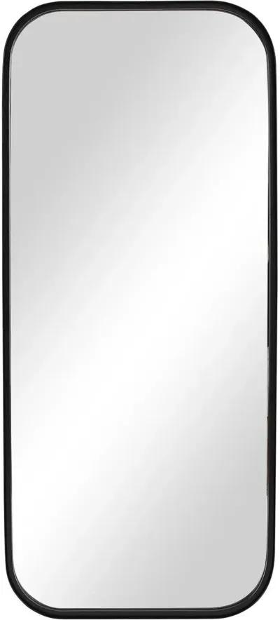 Uttermost Concord Satin Black Tall Iron Floor Mirror