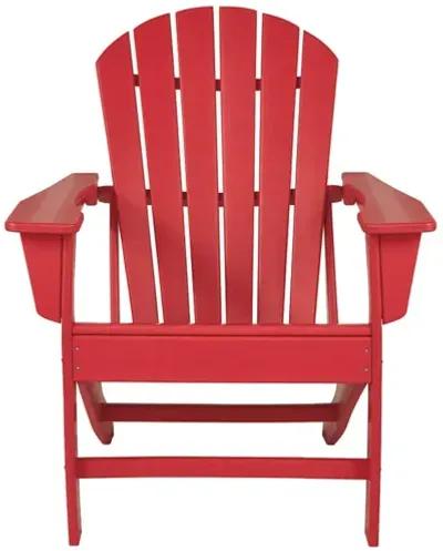 Ashley Sundown Treasure Adirondack Chair Red Signature Design