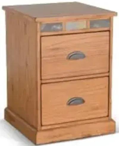 Sunny Designs Sedona Rustic Oak Two-Drawer File Cabinet