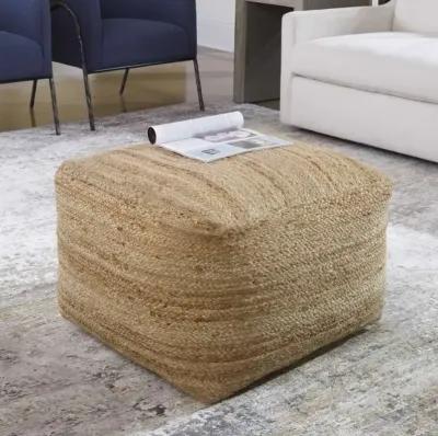 Uttermost Camden Brown Pouf