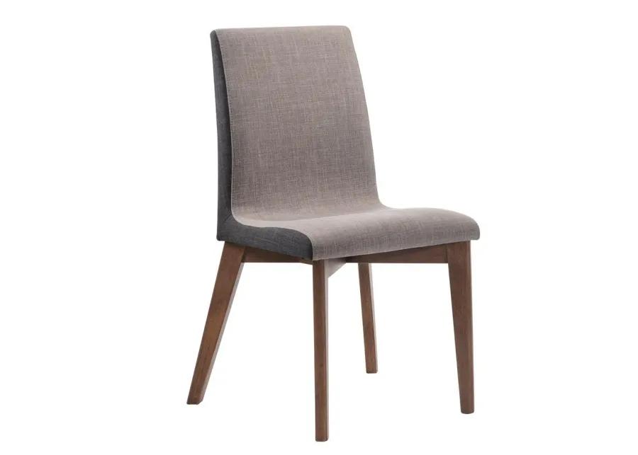 SIDE CHAIR LIGHT GREY/DARK GREY