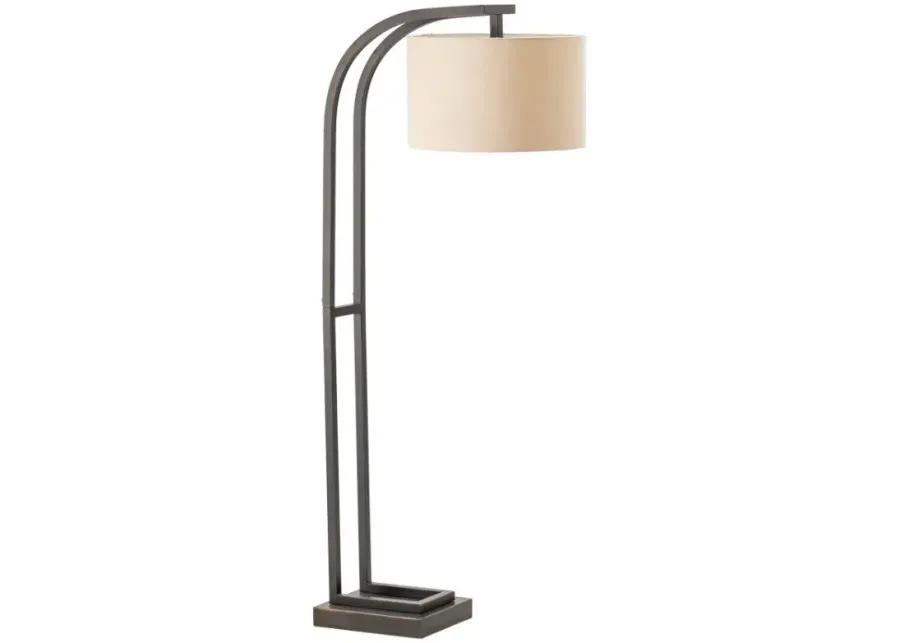 CIRCA BEIGE/BRONZE FLOOR LAMP