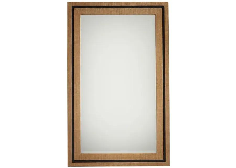 LA COSTA RECTANGULAR RAFFIA MIRROR NEWPORT