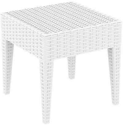 Compamia Panama Outdoor Patio Seating Set 3-Piece White