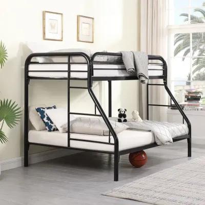 Coaster Morgan Metal Twin Over Full Bunk Bed Black