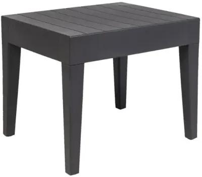 Rainbow Outdoor Alaska End Table in Anthracite Wood