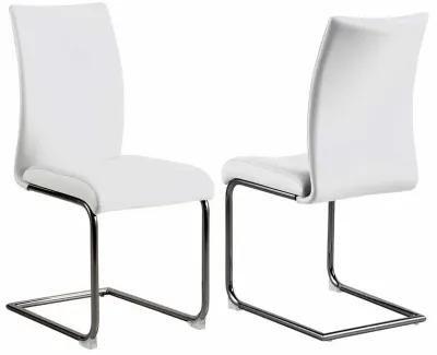 JANE WHITE CONTEMPORARY CONTOUR BACK CANTILEVER SIDE CHAIR