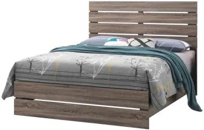 Coaster Brantford Wood Queen Panel Bed Barrel Oak