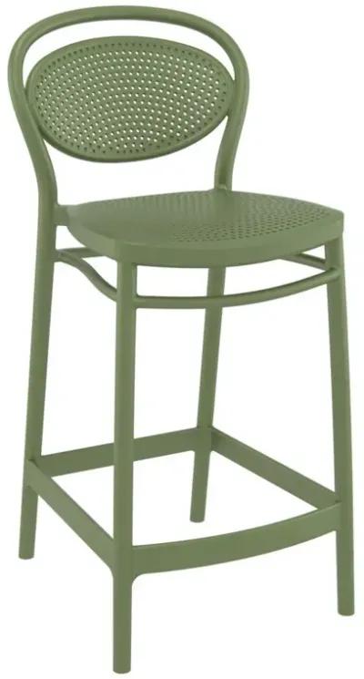 MARCEL COUNTER STOOL OLIVE GREEN