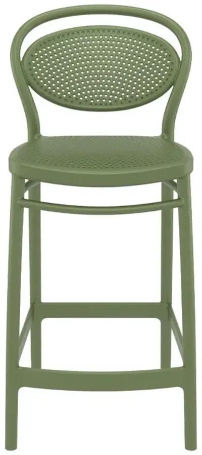 MARCEL COUNTER STOOL OLIVE GREEN