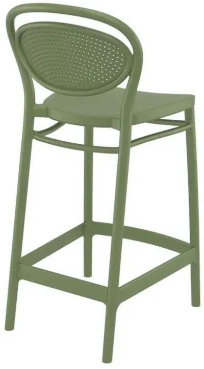 MARCEL COUNTER STOOL OLIVE GREEN