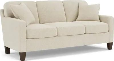 SOUTH HAVEN CONTEMPORARY WHITE SHELL SOFA