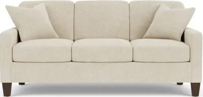 SOUTH HAVEN CONTEMPORARY WHITE SHELL SOFA