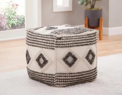 Steve Silver Dalia Handwoven Pouf