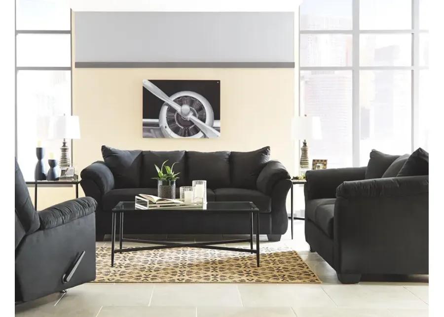 DARCY LOVESEAT BLACK SIGNATURE DESIGN