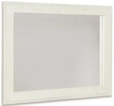 Bernhardt Denys Glazed Silver Mirror