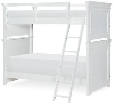 Legacy Classic Kids/Teens Canterbury White Complete Twin Over Twin Bunk Bed