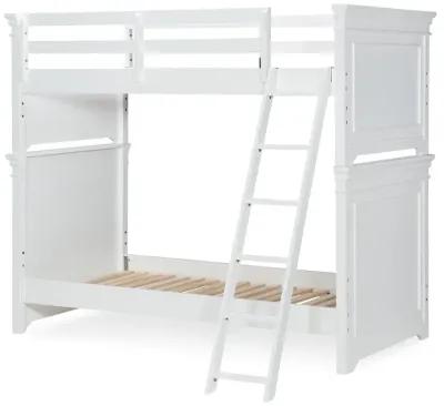 Legacy Classic Kids/Teens Canterbury White Complete Twin Over Twin Bunk Bed