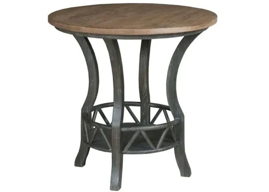 TRAILS PISGAH ROUND LAMP TABLE