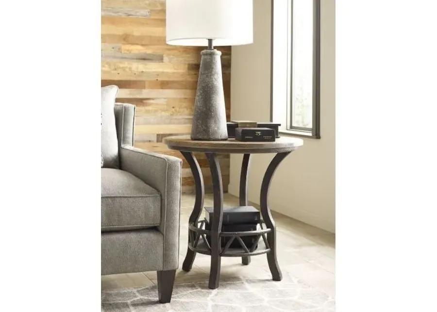 TRAILS PISGAH ROUND LAMP TABLE