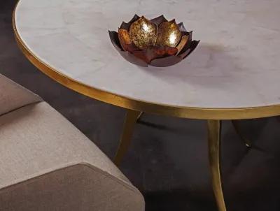 CRYSTAL STONE ROUND DINING TABLE SIGNATURE DESIGNS