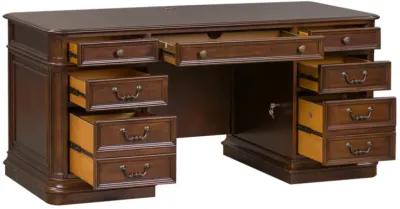 Liberty Furniture Brayton Manor 5-Piece Cognac Executive Desk Set