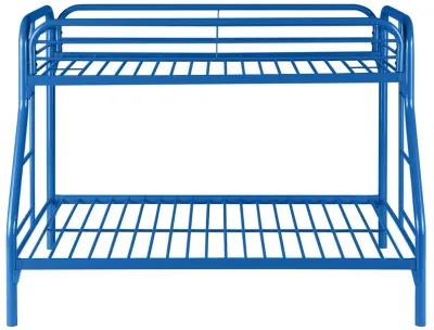 Coaster Morgan Metal Twin Over Full Bunk Bed Blue