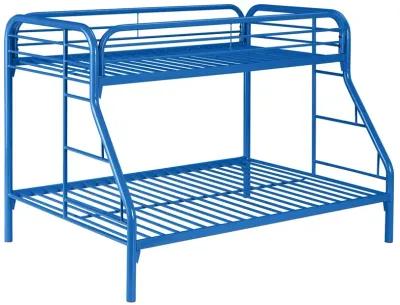 Coaster Morgan Metal Twin Over Full Bunk Bed Blue