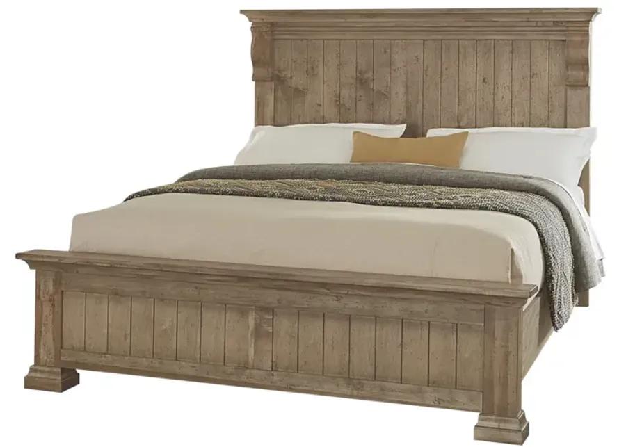 CARLISLE WARM NATURAL CORBEL QUEEN HEADBOARD