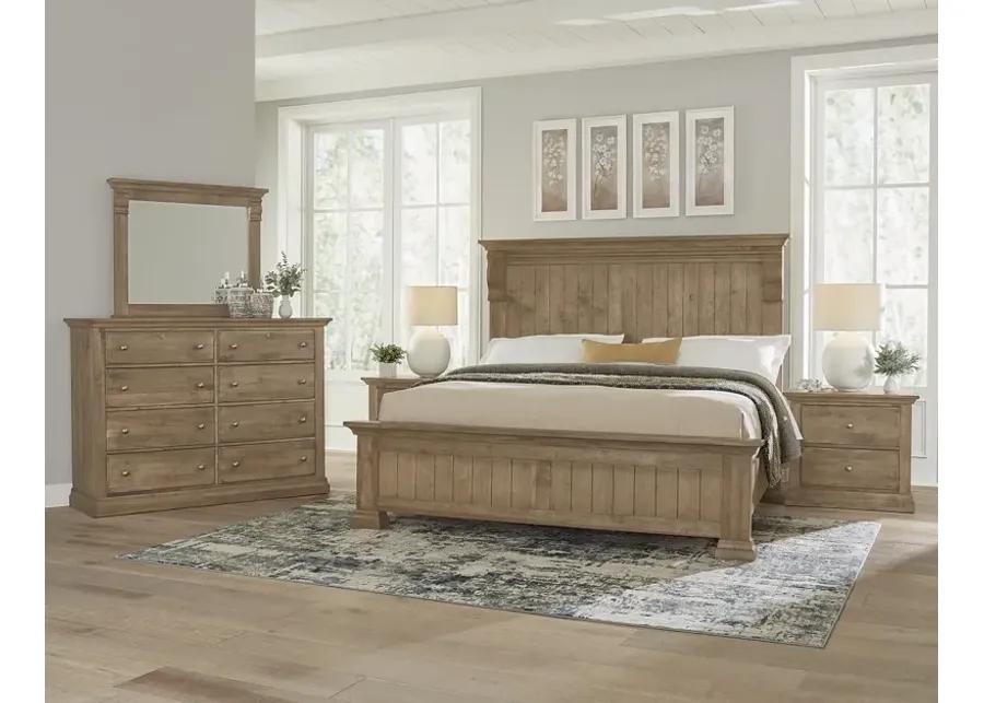 CARLISLE WARM NATURAL CORBEL QUEEN HEADBOARD