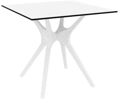 Compamia Ibiza Outdoor Dining Set 5-Piece Square White