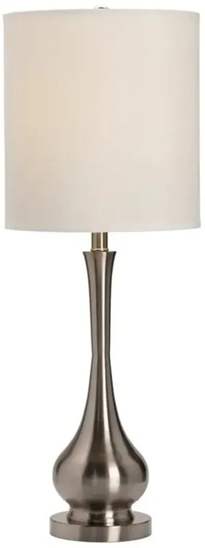 Crestview Camden Brushed Nickel Table Lamp