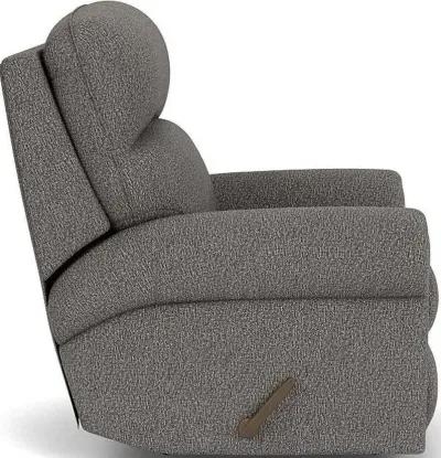 Flexsteel Langston Black Onyx Rocking Manual Recliner