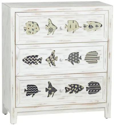 HATTERAS WHITE WASH CHEST