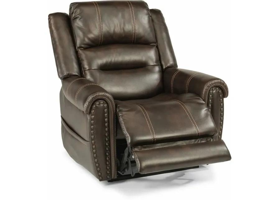 OSCAR BROWN POWER LIFT RECLINER WITH POWER HEADREST