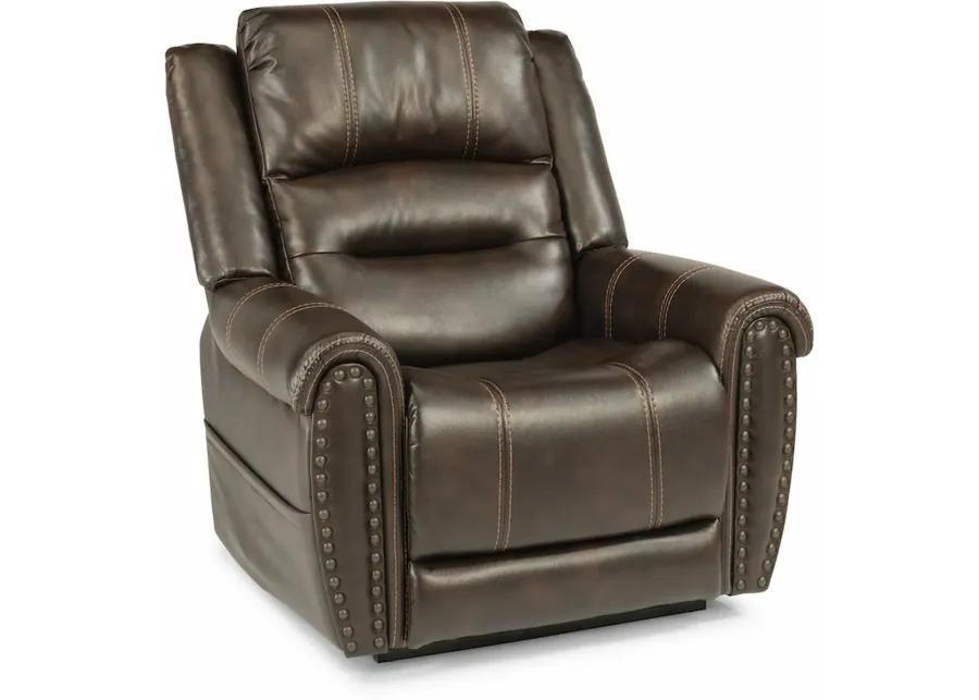 OSCAR BROWN POWER LIFT RECLINER WITH POWER HEADREST